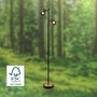 Stojací lampy - BRI 1859025 Duta stojanová lampa - vypínač, nastavitelná, GU10 patice, 2-ramenná, černá - BRILONER - foto 5