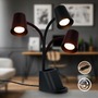 Stolní lampy pracovní - BRILO 7534015 Pahu lampička na psací stůl, nastavitelné, stojan na tužky, černá - BRILO - foto 5