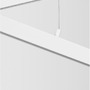 Podélná - NV 9060910 Závěsné svítidlo X-LINE bílý hliník a akryl LED 40W 230V IP20 3000K stmívatelné - NOVA LUCE - foto 5