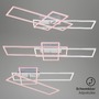 Hranatá - BRILO 3156-018 LED CCT rám 104 cm 2x19W 2500lm chrom - BRILO - foto 5
