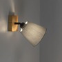 Bodová - LD 11581-79 GREEN MICH LED nástěnné svítidlo přírodní dřevo 1 ramenné látkové stínidlo nastavitelné a otočné - LEUCHTEN DIREKT / JUST LIGHT - foto 5