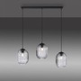 Vícečetná - PN 2001-25 SHITAKE LED závěsné svítidlo, kouřové sklo, 3 ramenné, retro design, oválné - PAUL NEUHAUS - foto 5