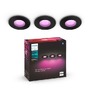 Koupelnová - PH 8720169320895 Hue WACA Xamento podhledové LED svítidlo 3x GU10 5.7W 350lm 2000-6500K RGB IP44, černé - PHILIPS - foto 5