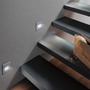 Zapuštěná - P 93134 LED vestavné svítidlo do zdi Edge Quadro hranaté se senzorem 8x8cm 1,2W 230V 2700K matný chrom - PAULMANN - foto 5