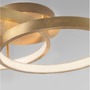 Kruhová - NV 8100282 Stropní svítidlo LEON plátkovaný zlatý hliník a akryl LED 44W 230V 3000K IP20 - NOVA LUCE - foto 5