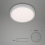 Kruhová - BRILO 3048-014 LED stropní svítidlo pr. 28 cm 18W 2000lm stříbrná - BRILO - foto 5