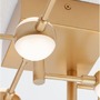 Hranatá - NV 9180610 Stropní svítidlo ATOMO zlatý kov a akryl LED 10 x 2.4W 230V 3000K IP20 stmívatelné - NOVA LUCE - foto 5