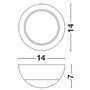 Nepřímé osvětlení - NV 910162 Nástěnné svítidlo ODIN černý hliník LED 5W - NOVA LUCE - foto 5