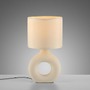 Stolní lampy dekorační - LD 14193-39 CARARA stolní lampa béžová vypínač látkové stínidlo na noční stolek - JUST LIGHT - foto 5