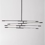 Dekorativní - NV 9180780 Závěsné svítidlo RACCIO černý kov a akryl LED 40W 230V 3000K IP20 stmívatelné - NOVA LUCE - foto 5