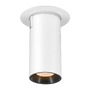 Kruhová - LA 1006936 NUMINOS® PROJECTOR S stropní zápustné svítidlo, 2700 K, 55°, válcové, bílé/černé - BIG WHITE (SLV) - foto 5