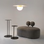 Kruhová - M MOD270CL-01G Stropní svítidlo Glassy E27 60W opálové sklo zlatá kov - MAYTONI - foto 5