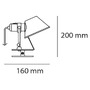Stolní lampy s klipem - AR A010850 Tolomeo Micro Pinza - modrá - ARTEMIDE - foto 5