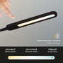 Stolní lampy pracovní - BRILO 2389-015 LED CCT dotykový vypínač svítidlo se svorkou 110 cm 8W 600lm černá - BRILO - foto 5
