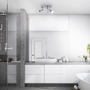 Koupelnová - BRI 2992038R LED bodové svítidlo pr. 21 cm 3xGU10 4,8W 400lm chrom (starý kód: BRI 2992-038R) - BRILONER - foto 5