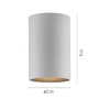 Downlight - PN 6749-16 LED stropní svítidlo PURE Point, bílá, vnitřní, stmívatelné 2700K - PAUL NEUHAUS - foto 5