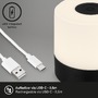 Na stůl - BRILO 7461015 LED nabíjecí stolní lampa, 7 cm, 2W, 150lm, černá - BRILO - foto 5
