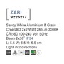 Nástěnná - NV 9226217 Venkovní nástěnné svítidlo ZARI bílý hliník a sklo Cree LED 2x2W 3000K 100-240V 2x38st. IP54 světlo ve dvou směrech - NOVA LUCE - foto 5
