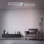 Hranatá - BRILO 3145018 LED CCT rám 110 cm 2x40W 2200lm chrom (starý kód: BRILO 3145-018) - BRILO - foto 5