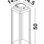 Na baterie - NV 9923500 Venkovní stolní lampa FIGI antracitový hliník LED 2W 3000K 5V DC 108st. IP65 dotykový vypínač / baterie / USB kabel / stmívatelné - NOVA LUCE - foto 5