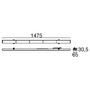 LED moduly - LA 1009193 RETRO LT 1500 117 835/840/850 NB ML WH DALI Lehký nosič 1500mm - BIG WHITE (SLV) - foto 5
