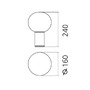 Stolní lampy dekorační - AR 1800160A Laguna 16 stolní lampa - matný bronz - ARTEMIDE - foto 5