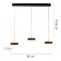 Vícečetná - LD 14132-18 Kolekce Schöner Wohnen, LED závěsné svítidlo ELMO černá, 3000K - JUST LIGHT - foto 5