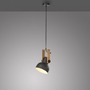 Dekorativní - LD 15741-18 CUP 2.0 závěsné svítidlo průměr 16cm 1 ramenné dřevo z akácie nastavitelná výška - JUST LIGHT - foto 5