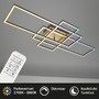 Hranatá - BRILO 3156-014 LED CCT rám 104 cm 2x19W 2500lm černá - BRILO - foto 5
