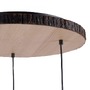 Vícečetná - LD 11236-79 BARK LED stropní svítidlo, 3-ramenné, dřevo, látkové stínidlo, 3xE27 - LEUCHTEN DIREKT / JUST LIGHT - foto 5
