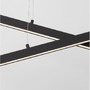 Podélná - NV 9060920 Závěsné svítidlo X-LINE černý hliník a akryl LED 40W 230V IP20 3000K stmívatelné - NOVA LUCE - foto 5