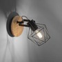 Bodová - LD 15671-78 JARO Nástěnné a stropní svítidlo ze dřeva a kovu v moderním vintage stylu s nastavitelným spotem - LEUCHTEN DIREKT / JUST LIGHT - foto 5