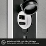 Nástěnná - BRI 3786016 Lima LED venkovní nástěnné svítidlo, nabíjecí, 3 krokový dotykový stmívač, časovač, bílé - BRILONER - foto 5