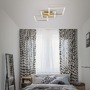 Hranatá - BRILO 3217-017 LED stropní svítidlo, 76,3 cm, 30 W, 1300 lm, zlatá - BRILO - foto 5