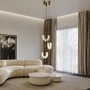 Dekorativní - M P091PL-L18G3K Závěsné svítidlo Maya 3000K 10W 350lm teplá bílá průhledné sklo zlatá hliník - MAYTONI - foto 5