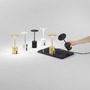 Na stůl - FAN LED-LIBERTY-ORO Nabíjecí venkovní svítidlo LIBERTY LED TOUCH DIMM zlatá 3000K IP44 baterie 4000 mAh bezdrátové + USB nabíjení - FANEUROPE - foto 5