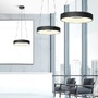 Kruhová - AZZ AZ3450 LED Závěsné svítidlo Azzardo Sovana Pendant 80 CCT grey Dimm AZ3450 80W 4000lm 2700-6500K IP20 78cm stmívatelné šedé - AZZARDO - foto 5