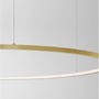 Kruhová - NV 9345610 Závěsné svítidlo TARQUIN broušený zlatý hliník a akryl LED 58W 230V 3000K IP20 stmívatelné - NOVA LUCE - foto 5