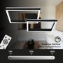 Hranatá - BRILO 3753-015 RGB CCT LED stropní svítidlo, 64 cm, 40 W, 3600 lm, černá - BRILO - foto 5