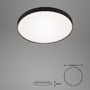 Kruhová - BRI 3351015 LED stropní svítidlo, pr. 28,5 cm, 13 W, černá-bílá (starý kód: BRI 3351-015) - BRILONER - foto 5