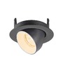 Kruhová - LA 1010027 NUMINOS® GIMBLE XS Stropní vestavné svítidlo, 2700 K, 20°, IP20, kulaté, černé / bílé - BIG WHITE (SLV) - foto 5