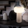 Stolní lampy dekorační - BRILO 7580011 Juna stolní lampa - 1,8W, 210lm, nabíjecí, LED, stmívatelné, dotykový vypínač, teplá bílá, béžová - BRILO - foto 5