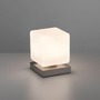 Stolní lampy dekorační - PN 4036-55 DADOA LED stolní lampa stříbrná, tvar kostky, dotykový stmívač, nadčasový design 3000K - PAUL NEUHAUS - foto 5