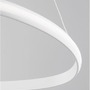 Kruhová - NV 9357062 Závěsné svítidlo ARIES bílý hliník a akryl LED 32W 230V 3000K IP20 stmívatelné - NOVA LUCE - foto 5