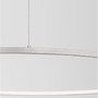 Kruhová - NV 9345611 Závěsné svítidlo TARQUIN šampaň stříbrný hliník a akryl LED 58W 230V 3000K IP20 stmívatelné - NOVA LUCE - foto 5