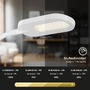 S ramenem - BRI 2177016 Nástěnné svítidlo, 52 cm, 6W, 650lm, bílé - BRILONER - foto 5