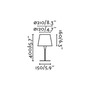 Stolní lampy dekorační - FARO 64317-71 SUMBA černá/ratan mini stolní lampa - FARO - foto 5