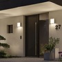 Nástěnná - P 94840 LED venkovní nástěnné svítidlo Azalena pohybové čidlo HF senzor IP44 250x97mm 3000K 8,5W 230V antracit umělá hmota/hliník - PAULMANN - foto 5