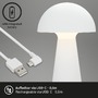 Na stůl - BRILO 7421016 LED nabíjecí stolní lampa 28 cm 2,6W 300lm bílé - BRILO - foto 5