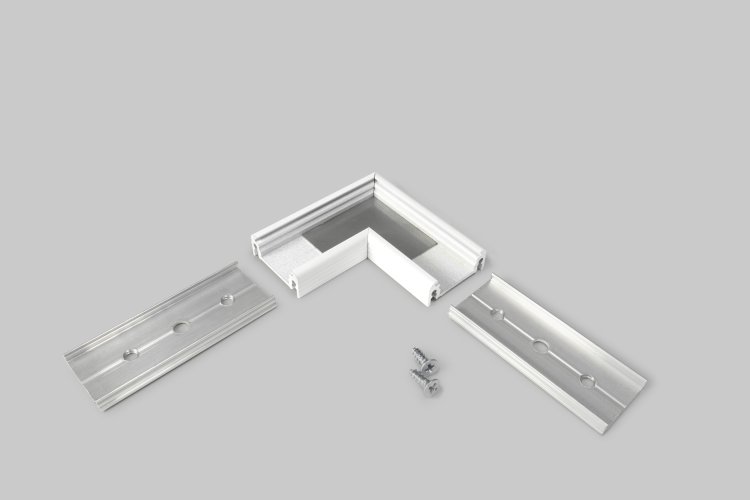 Úchyty, spojky, závěsný materiál - Rohová spojka profilu bílá SURFACE14, A2990001 - foto 1